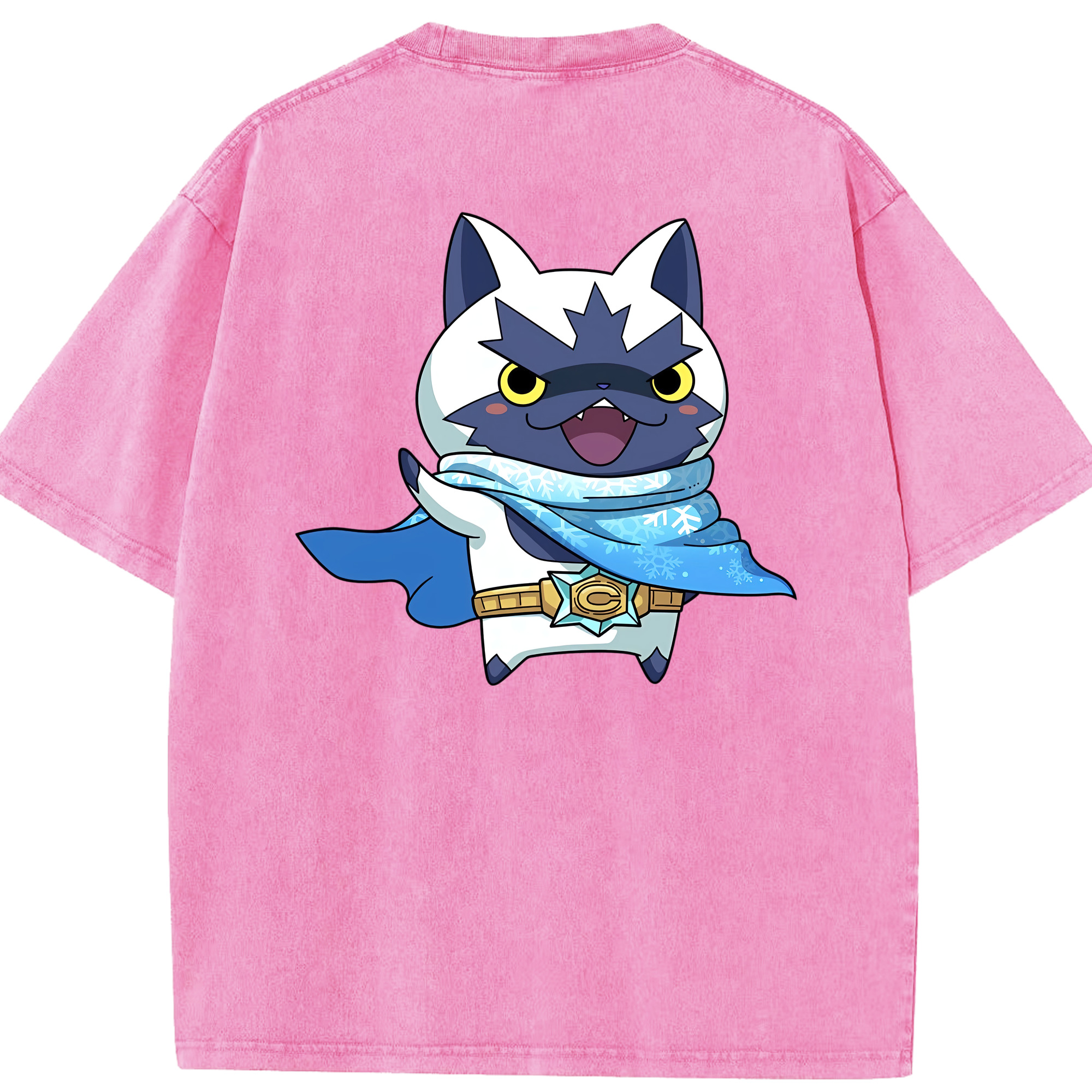 （画像用） 妖怪ウォッチ Yo-kai Watch 綿100% ヴィンテージ風 半袖Tシャツ（背面プリント）